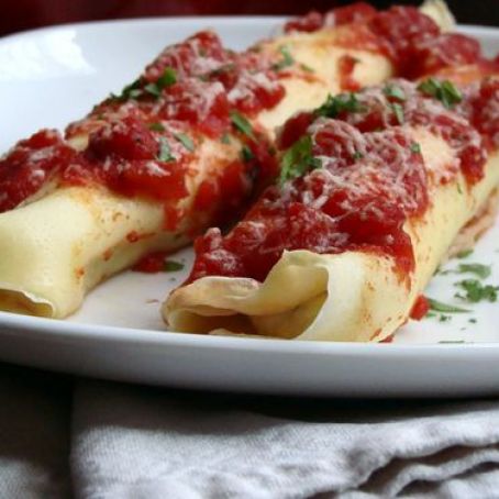 MANICOTTI MADE WITH CREPES